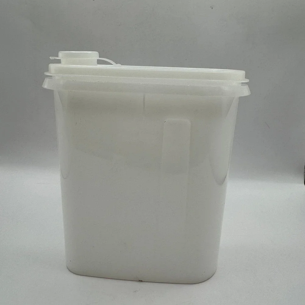 Tupperware Modular Mates Storage Containers Set‎ 2 Sheer White Pour Spout Lids